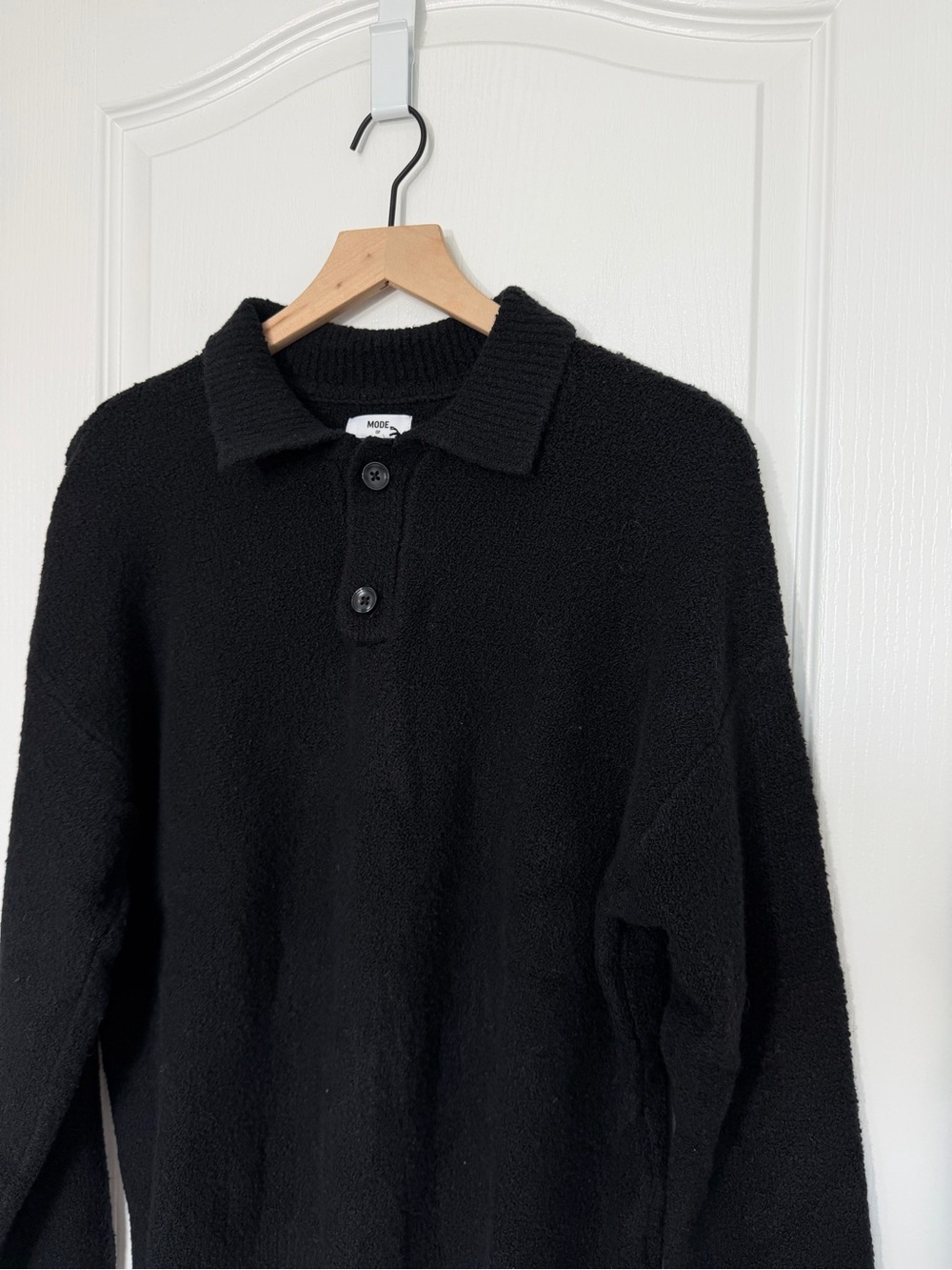 Mode Of One Mens Long Sleeve Collar Shirt